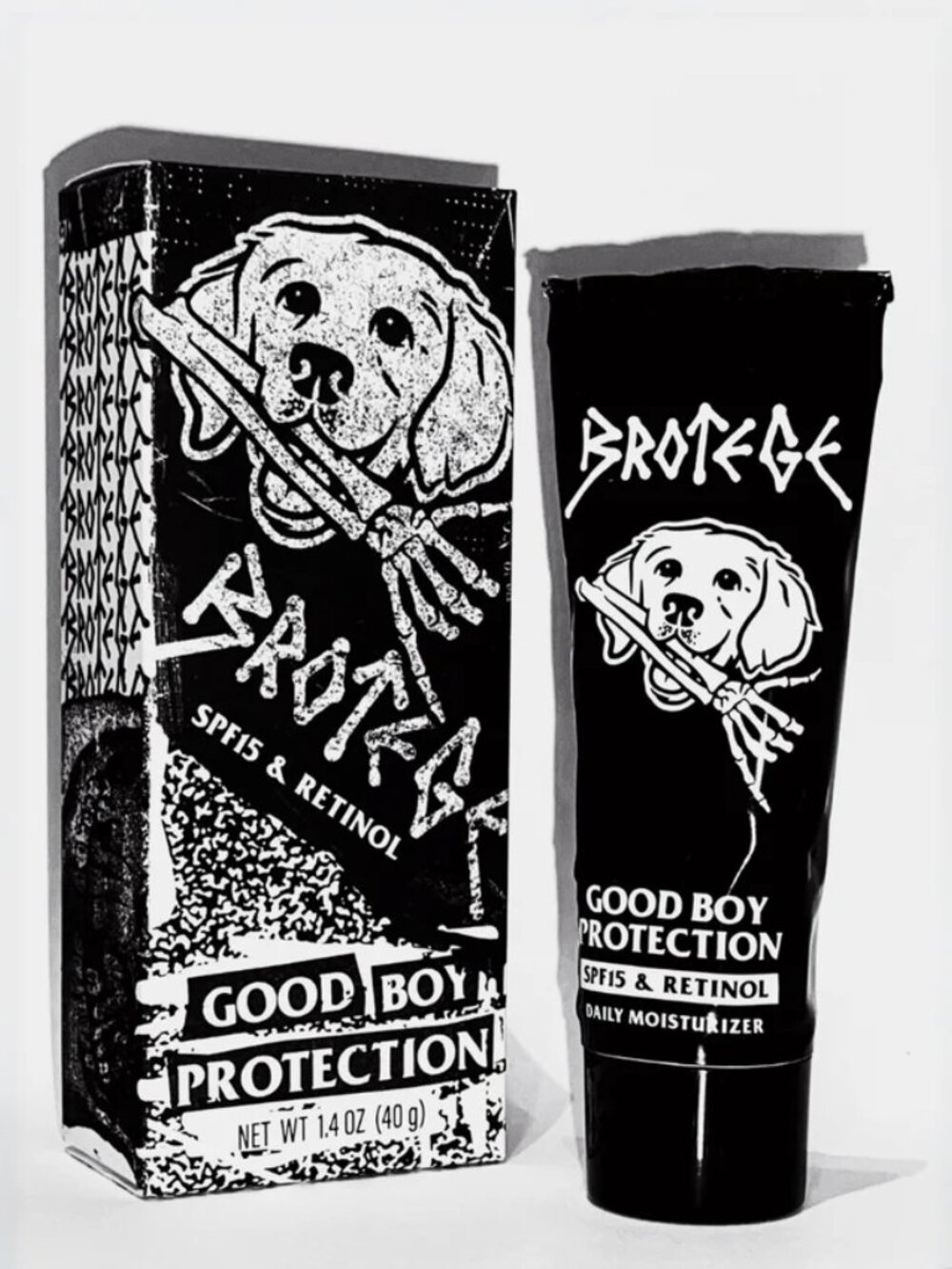 New Brotege Good Boy Protection SPF15 Retinol Daily Moisturizer Sunscreen